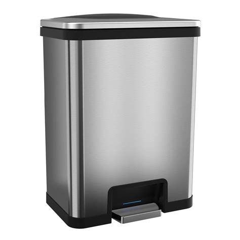 13 gallon stainless steel trash can