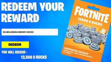 13500 V Bucks Free