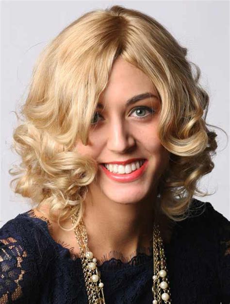 14" Blonde Capless Human Hair Wigs