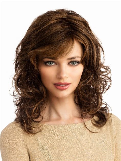 14" Wavy Brown with Bangs Medium Wigs: 2025 Hype VS History