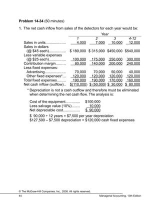 14 7 mastery problem accounting pdf Kindle Editon