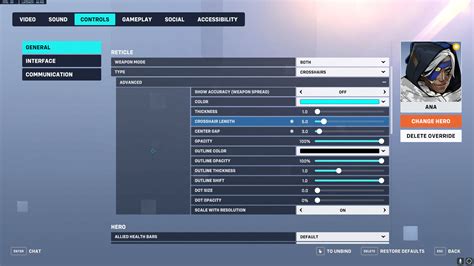 14 Essential Crosshair Patterns for Overwatch