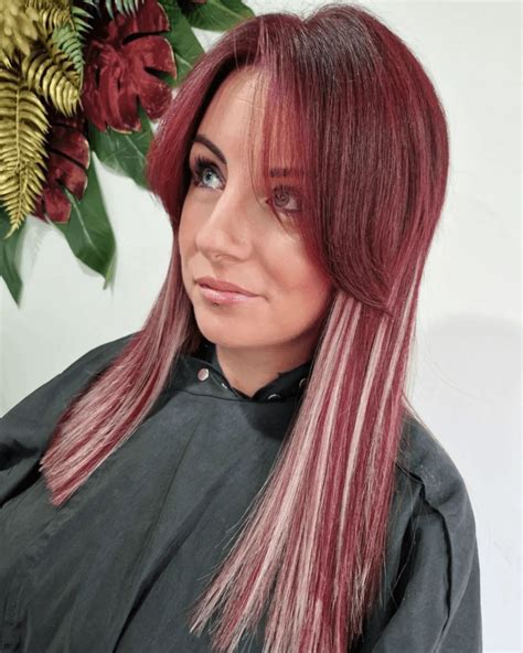 14 Eye-Catching Burgundy Hair Black Highlights to Make You Stand Out