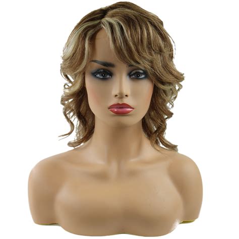 14 Inches Youthful Wavy Capless Human Wigs