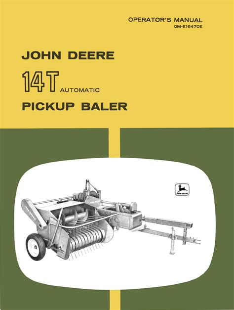 14T JOHN DEERE BALER MANUAL Ebook PDF