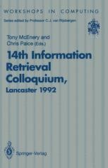 14th Information Retrieval Colloquium Proceedings of the Bcs 14th Information Retrieval Colloquium Kindle Editon