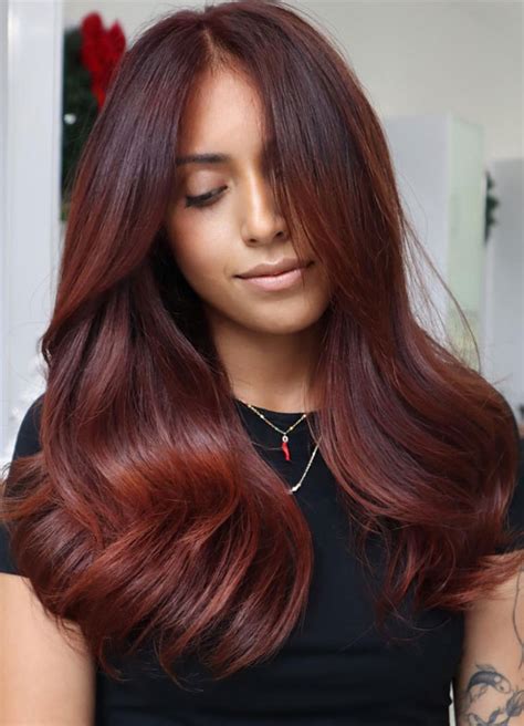 15 Cherry Cola Hair Colour Ideas You Need to See