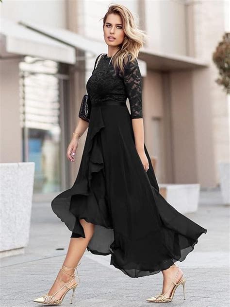 15 Enchanting Ruffle Black Dresses: Timeless Elegance and Modern Allure