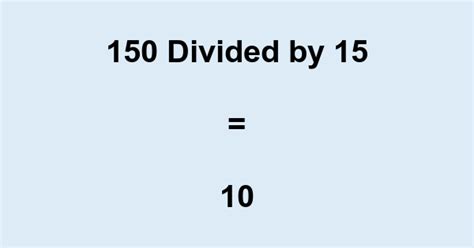 15 divided by 150