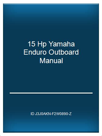 15 hp yamaha enduro outboard manual Ebook Reader