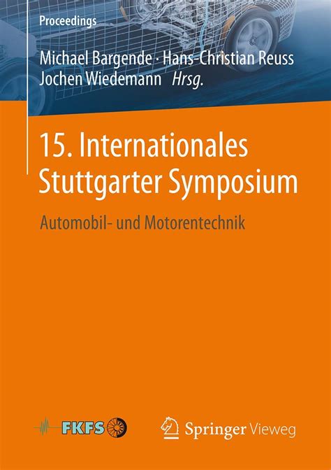 15 internationales stuttgarter symposium motorentechnik PDF