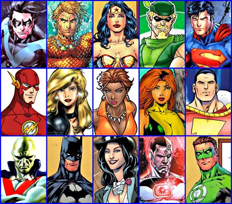 150+ DC Comics Characters: