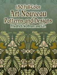 150 Full-Color Art Nouveau Patterns and Designs PDF