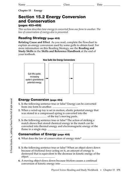 152 Energy Conversion And Conservation Worksheet Answers Doc