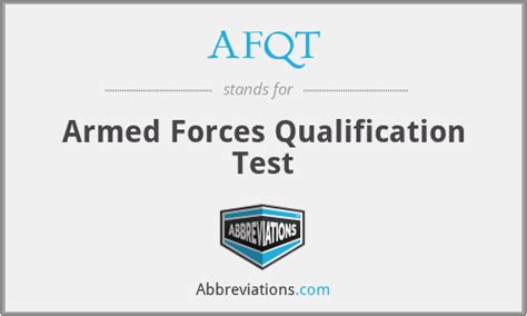 152 armed forces qualification test