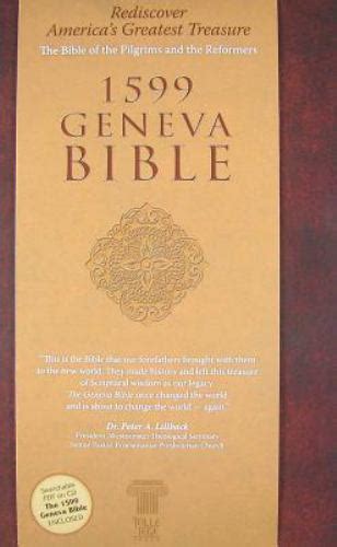 1599 Geneva Bible The Holy Scriptures Contained in the Old and New Testaments Epub