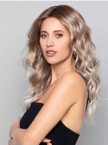 16" Curly Blonde Monofilament Wig Without Bangs VS 2025