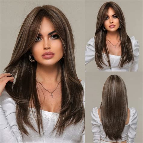 16" Long Straight Lady Wigs Hand Tied With Bangs: A Cutting-Edge Solution for Hair Transformation