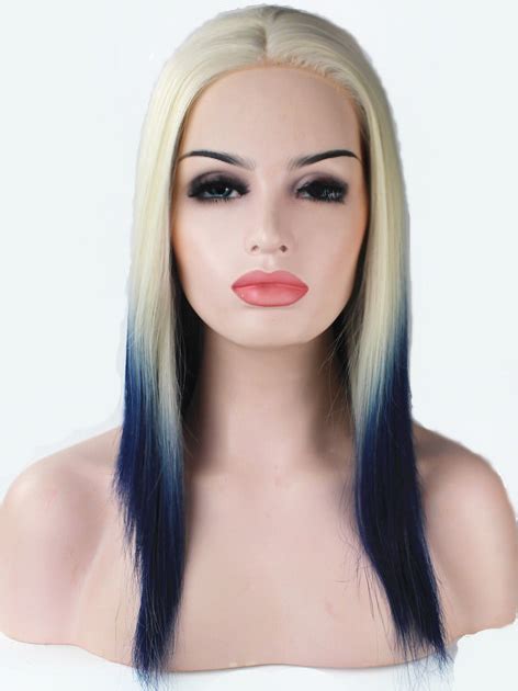 16" Straight Long Lace Front Ombre Wigs: Key Features