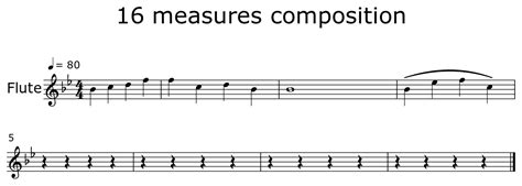 16 measures of a song