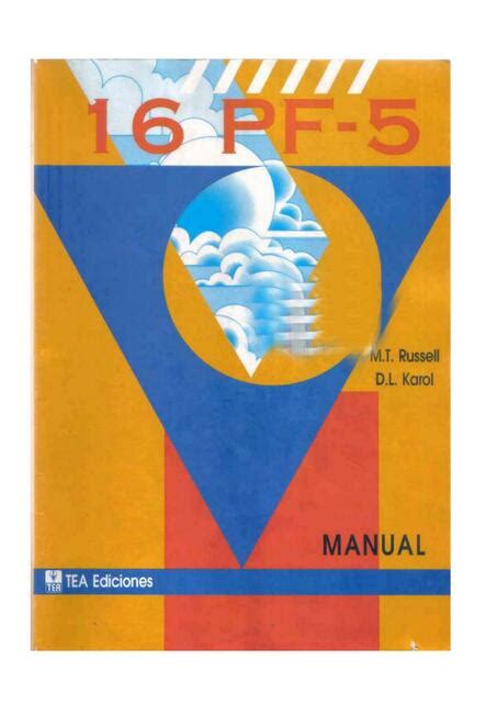 16 pf manual pdf Reader