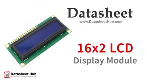 162 lcd display datasheet Kindle Editon