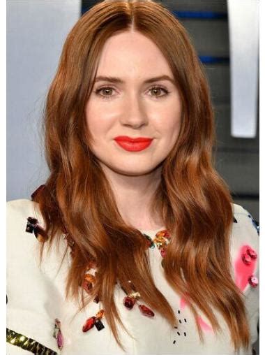 17" Full Lace Layered Blonde New Karen Gillan Wigs