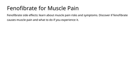 17 Meds for Muscle Pain That Work