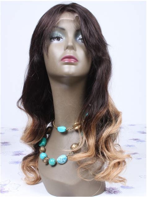 18" Long Straight Full Lace Ombre Wigs: The Epitome of Natural Radiance