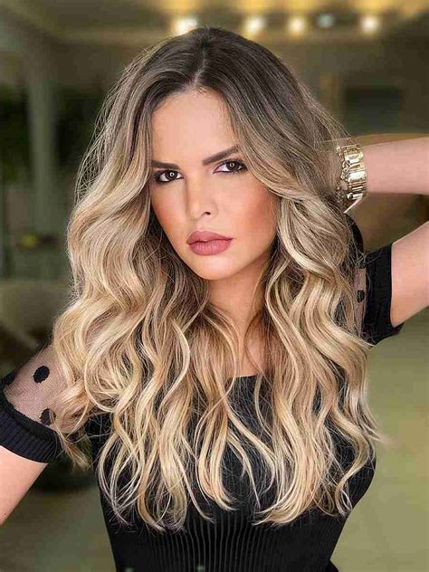 18" Monofilament Wavy Womens Wigs Long