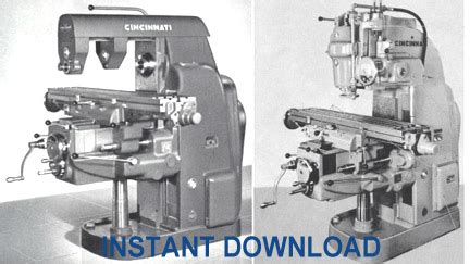 18 mfg cincinnati milling machine manual pdf PDF