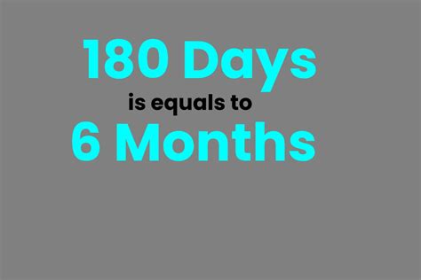 180 Days is How Many Months: A Comprehensive Guide