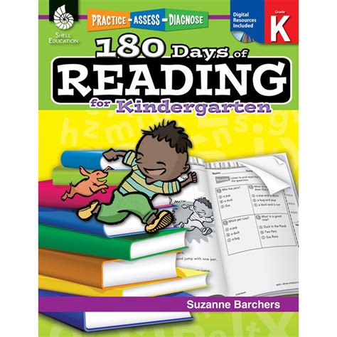 180 Days of Reading for Kindergarten Ages 4 6 Easy-to-Use Kindergarten Workbook to Improve Reading Comprehension Quickly Fun Daily Phonics Practice for Kindergarten Reading 180 Days of Practice Doc