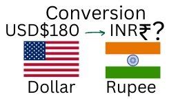 180 Dollars to Rupees: Convert USD to INR with the Latest Exchange Rate