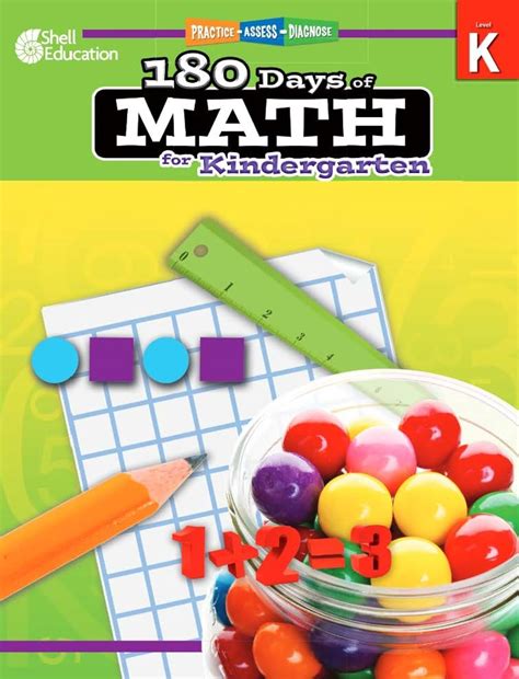 180 days of math for kindergarten practice assess diagnose Kindle Editon