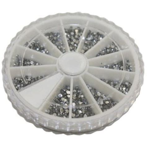 1800pcs Nail Rhinestones Round 1 5mm Reader