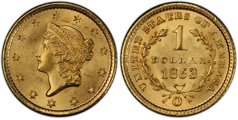 1853 gold dollar history