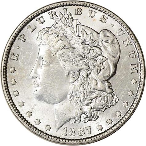 1887 dollar coin value