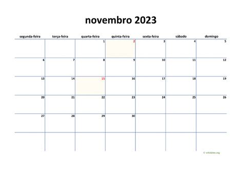 19 de novembro de 2023