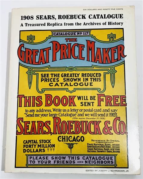 1908 Sears Roebuck Co Catalogue