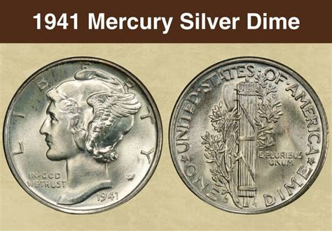 1941 Mercury Dime Value Chart