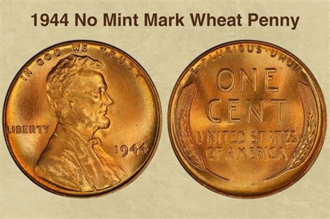 1944 No Mint Mark Wheat Penny Value: A Collector's Guide