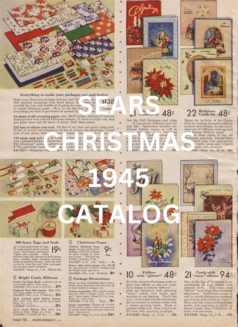 1945 Sears Catalog With Real Pony To Order