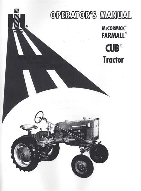 1949 Farmall Cub Service Manual Ebook PDF