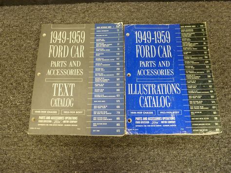 1950 Ford Custom Parts Catalog