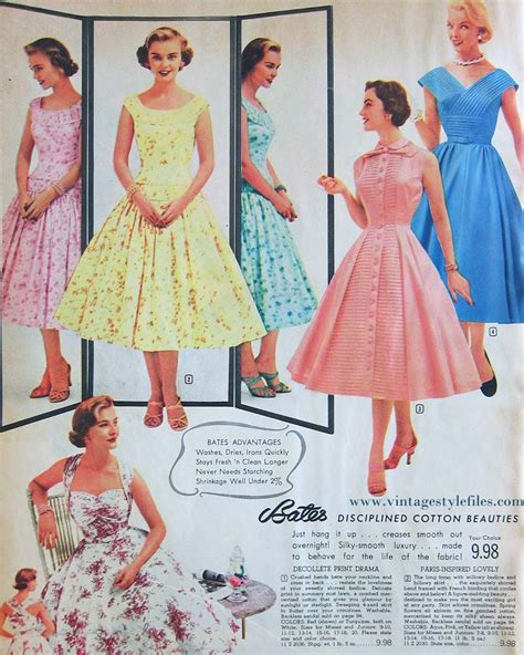 1950s Dress Catalog Spring And Summer