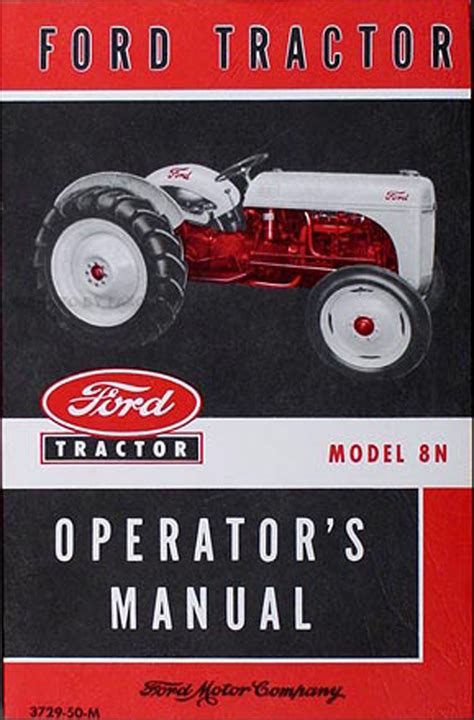 1952 ford 8n owners manual Doc