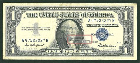 1953 1 dollar bill value