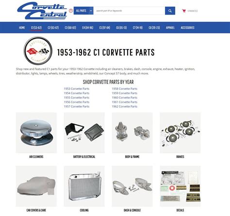 1958 Corvette Parts Catalog