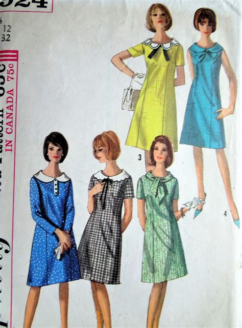 1960s Mod Dress Pattern